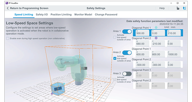 RT VisualBox safety settings
