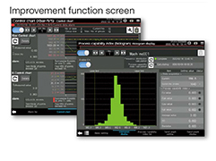 Improvement function screen