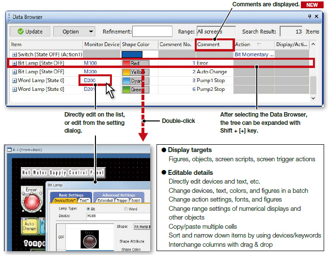 Data browser