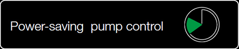 Power-saving pump control