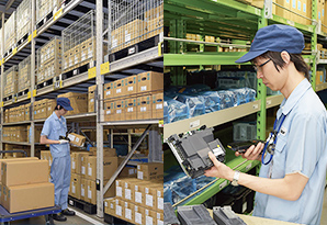 Our field engineer visits customers’ site to repair the CNC system.